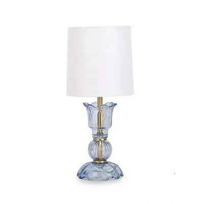 Kirkland's Vintage Glass Table Lamp In White