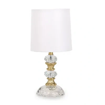 Kirkland's Vintage Glass Table Lamp In White