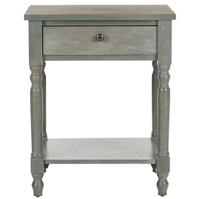 Kirkland's Vintage Gray Wood Rosie End Table