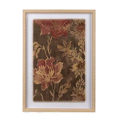 Vintage Linen Flowers Framed Art Print In Multi from Kirklands