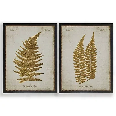 Kirkland's Vintage Sepia Ferns I Framed Art Prints In Multi