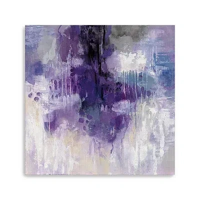 Kirkland's Violet Rain Canvas Art Print In Multi