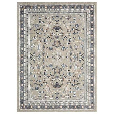 Kirkland's Vista Blue Beige Area Rug In Multi