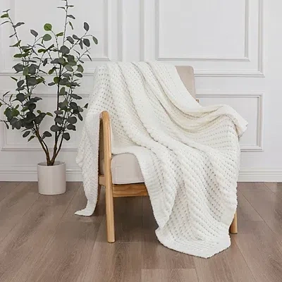 Kirkland's Waffle Cloud Throw In White