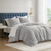 Kirkland's Waffle Weave Twin/twin Xl Comforter Set In Gray