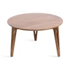 Kirkland's Walnut Brown Mango Wood Round Kershaw Coffee Table In Brown