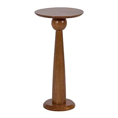 Kirkland's Walnut Brown Wood Jakob Accent Table
