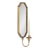 Kirkland's Wardelle Antique Gold Mirrored Taper Candle Sconce In Gold