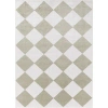 Kirkland's Warm Gray Checkered Area Rug In Multi