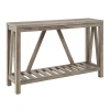 Kirkland's Wash A-frame Console Table In Gray