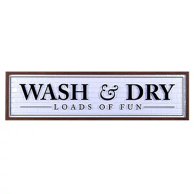 Kirkland's Wash & Dry Loads Of Fun Wall Plaque In Multi