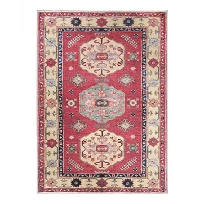 Kirkland's Washable Shary Coral Area Rug In Pink