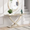 Kirkland's Washed Ramus Console Table In Gold