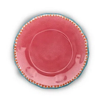 Kirkland's Watercolor Melamine Dinner Plate In Pink