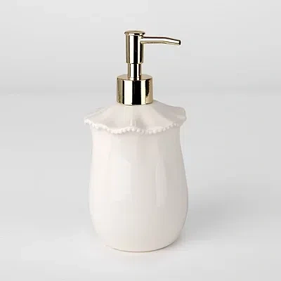 Kirkland's Wavy Beaded Soap Pump In White