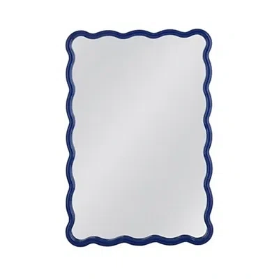 Kirkland's Wavy Cassia Wall Mirror In Blue