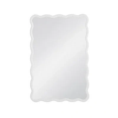 Kirkland's Wavy Cassia Wall Mirror In White
