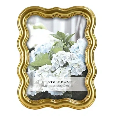 Kirkland's Wavy Metal Picture Frame In Gold