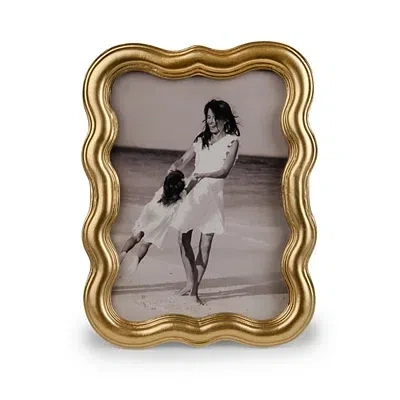 Kirkland's Wavy Metal Picture Frame In Gold