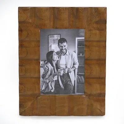 Kirkland's Wavy Wood Picture Frame In Brown