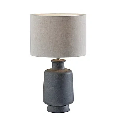 Kirkland's Weathered Stone Jug Table Lamp In Brown
