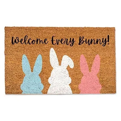 Kirkland's Welcome Every Bunny Doormat In Multi