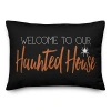 Kirkland's Welcome To Our Haunted House Accent Pillow In Black