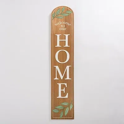 Kirkland's Welcome To Our Home Arch Porch Board In Brown