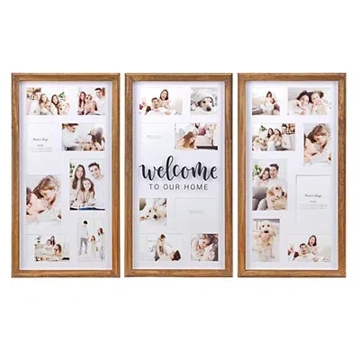 Kirkland's Welcome To Our Home Collage Frames In Brown