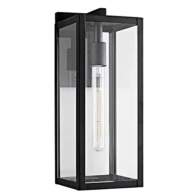 Kirkland's Welson Outdoor Wall Sconce In Black