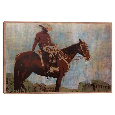 Kirkland's Western Moment Framed Canvas Art Print In Multi
