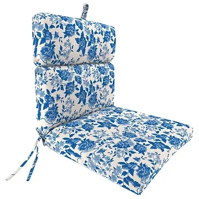 Kirkland's Wetland Blue Floral Outdoor Chair Cushion