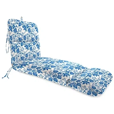 Kirkland's Wetland Blue Floral Outdoor Chair Cushion