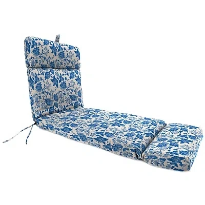 Kirkland's Wetland Blue Floral Outdoor Chair Cushion