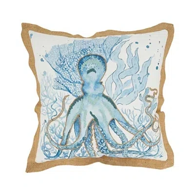 Kirkland's Whimsical Octopus Outdoor Pillow In Blue