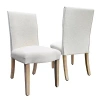 Kirkland's Whitewashed Dining Chairs In White