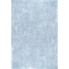 Kirkland's Whitlow Blue Shag Washable Area Rug In Blue