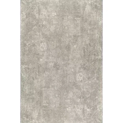 Kirkland's Whitlow Gray Shag Washable Area Rug