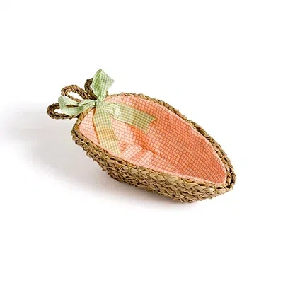 Kirkland's Wicker Carrot Shaped Basket In Multi
