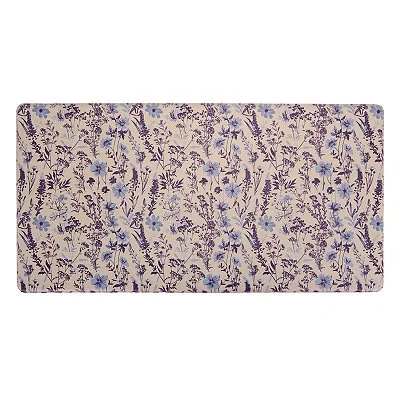 Kirkland's Wildflower Kitchen Mat In Blue