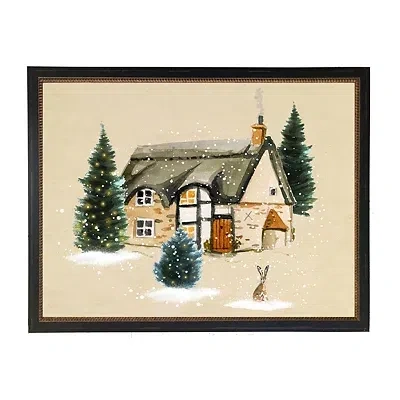 Kirkland's Winter Home Scene Ii Framed Art Print In Multi