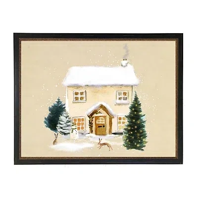 Kirkland's Winter Home Scene Iii Framed Art Print In Multi