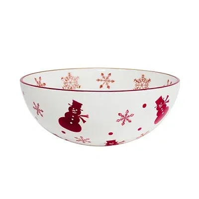 Kirkland's Winterfest Serving Bowl In Multi