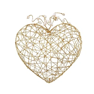 Kirkland's Wire Heart Locket Decoration In Gold