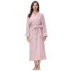 Kirkland's Women's Pink Waffle Knit Robe In Pink