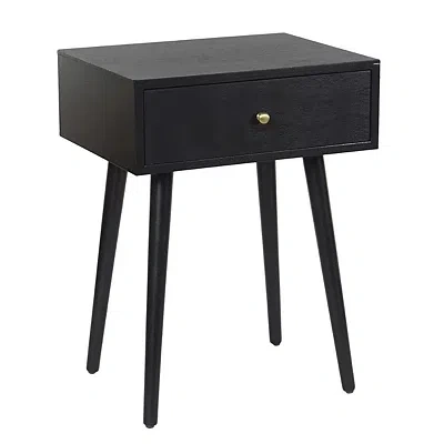 Kirkland's Wood 1-drawer Arthur Accent Table In Multi