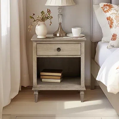 Kirkland's Wood 1-drawer Nightstand In Multi