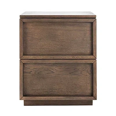Kirkland's Wood 2-drawer Nightstand In Multi