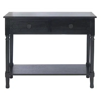 Kirkland's Wood Allura Console Table In Black