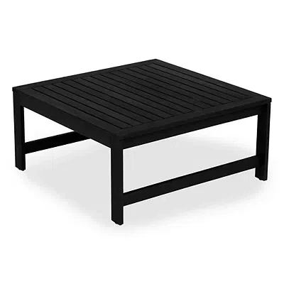 Kirkland's Wood Amalfi Outdoor Coffee Table In Black